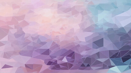 Abstract Geometric Illustration with Pastel Colors - Soft Gradient and Minimalist Design