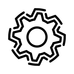 Gear icon design template