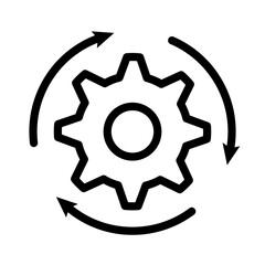 Gear icon design template