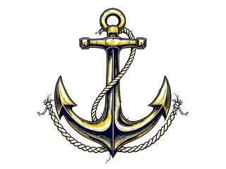 anchor with rope