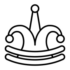 Clown Hat outline icon