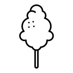 Cotton Candy outline icon