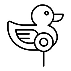 Duck Shooting outline icon