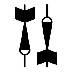 Dart black icon