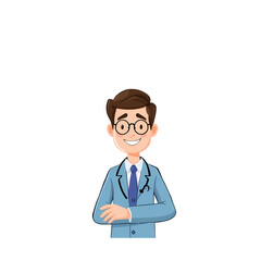 Fototapeta premium Hombre con traje azul 