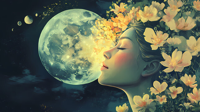 Wide range of modern therapies for mental illness, personalized treatment approaches, enhancing quality of life, effective recovery solutions. Moonpetal. Illustration