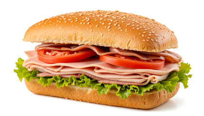 Delicious Ham and Tomato Sandwich