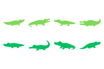 Simple Alligator Illustration