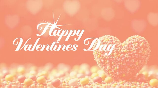 valentines day greetings animation template