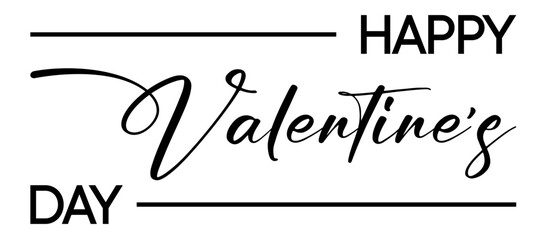 lettering typography valentine's day