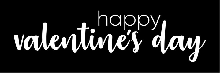 lettering typography valentine's day