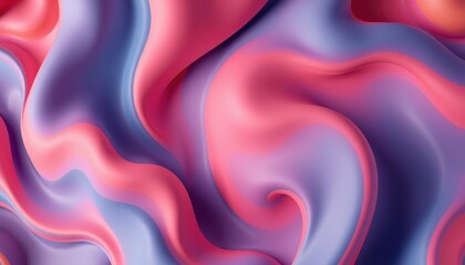 Obraz premium Abstract Pink and Purple Swirling Fluid Design