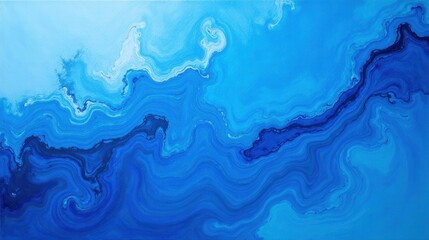 Fototapeta premium Abstract Blue Swirls A Serene Canvas of Fluid Organic Shapes and Textured Hues