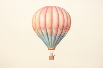 Fototapeta premium Balloon balloon aircraft vehicle.