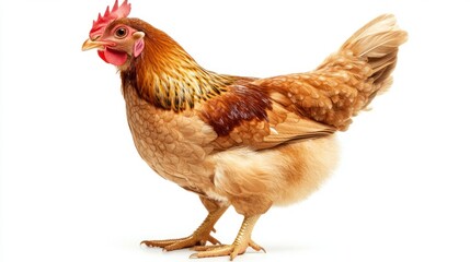 Fototapeta premium chicken isolated on a white background