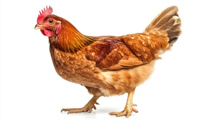 Fototapeta premium chicken isolated on a white background