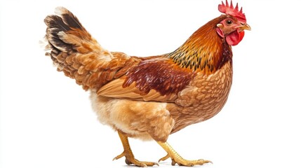 Fototapeta premium chicken isolated on a white background