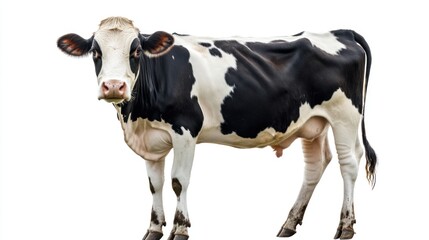 Fototapeta premium cow isolated on a white background