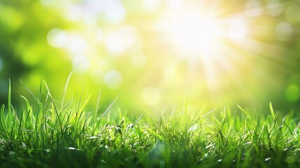 Bright Abstract Summer Background with Warm Colors and Light