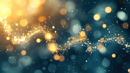 A stunning display of crystal DNA structure paired with sparkling bokeh lights creates a dreamy atmosphere filled with vibrant colors and patterns