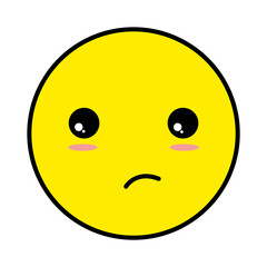 Yellow emoji showing facial expressions