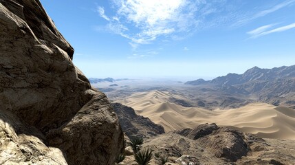 Obraz premium Desert Mountain Panorama