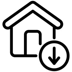 Obraz premium Download Icon