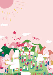 うららかな春のイベント風景