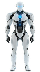 Fototapeta premium robot isolated on transparent background