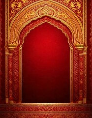 Royal Rajasthani Wedding Invitation Background

