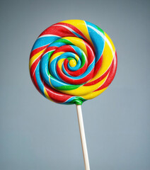 colorful lollipop -Generative AI