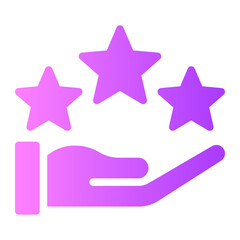 Fototapeta premium stars gradient icon