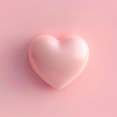 Soft pink heart illustration