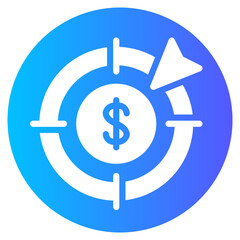 mission gradient icon