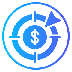 mission gradient icon