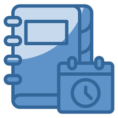 Obraz premium Event Planner Book Icon Element For Design