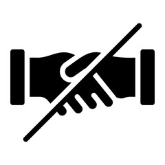 Partnership glyph icon