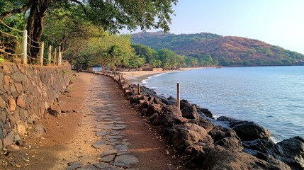 Tranquil Beach Path