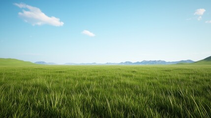 Serene Green Meadow Landscape