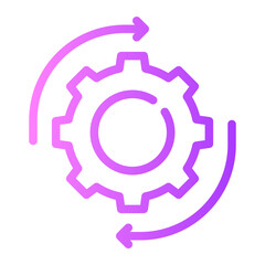 change management gradient icon