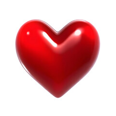 Fototapeta premium pink heart isolated on white background