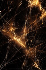 Abstract glowing lines intersecting on a black background, creating a futuristic and dynamic effect