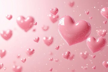 Illustration valentine's background sparkling.