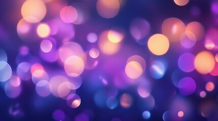 Abstract Blurred Office Background with Colorful Bokeh Lights
