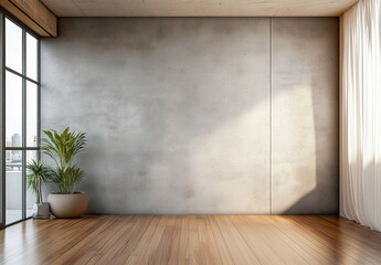 empty room with window
