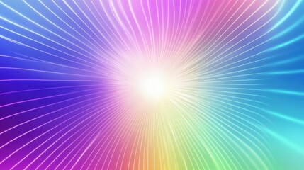 Obraz premium Abstract Background. Retro Vector Banner. Blue Rainbow Frame. Music Screen. Light Gradient Composition. Horizontal User Interface. Party Landing Page. Purple Abstract Background.