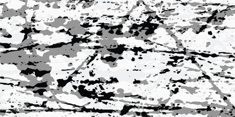 Texture, wall, concrete, it can be used as a background. Wall fragment with scratches and cracks Black and white grunge background vector

