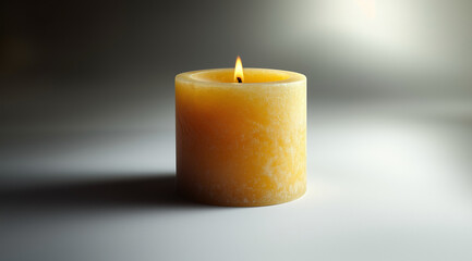 Funeral, mourning, candle, created with Generative AI technology.