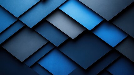 Fototapeta premium Minimalist abstract intersecting lines pattern on a blue background. Banner template with white space for text, ideal for modern and professional design purposes.