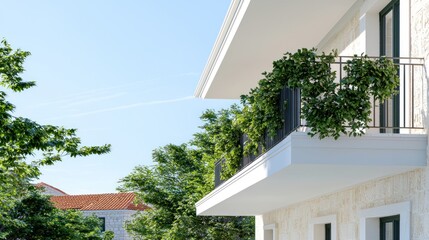 Mediterranean style home exterior